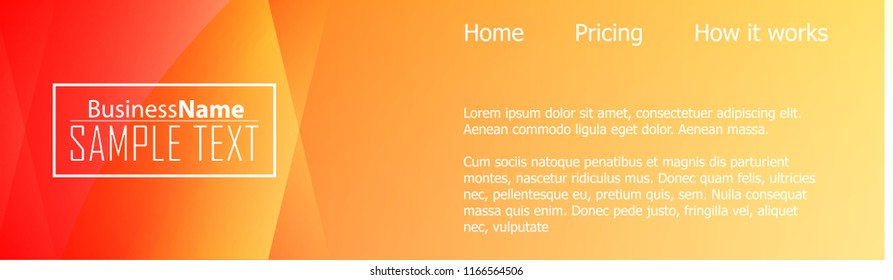 Orange black Modern poster. Orange black background with banner design. Black background trendy illustration. Web design template. Bright orange summer vintage background. Trendy texture summer design