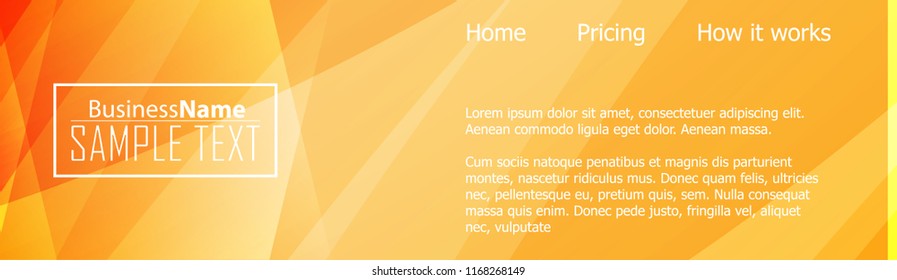 Orange black Modern poster. Orange black background with banner design. Black background trendy illustration. Web design template. Bright orange summer vintage background. Trendy texture summer design