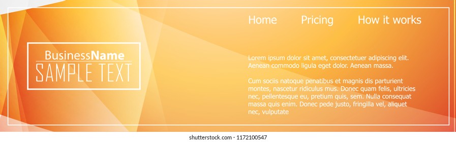 Orange black Modern poster. Orange black background with banner design. Black background trendy illustration. Web design template. Bright orange summer vintage background. Trendy texture summer design