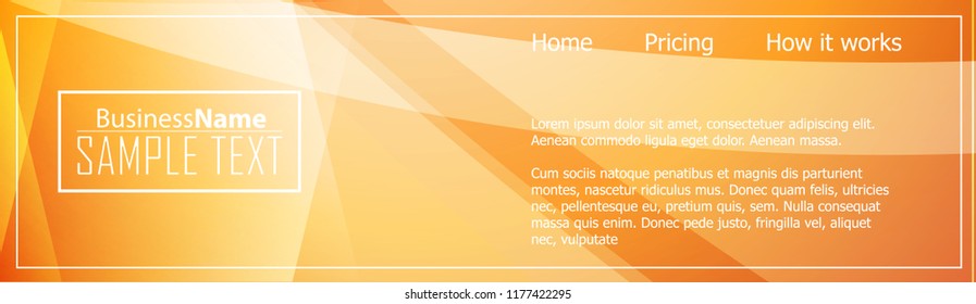 Orange black Modern poster. Orange black background with banner design. Black background trendy illustration. Web design template. Bright orange summer vintage background. Trendy texture summer design