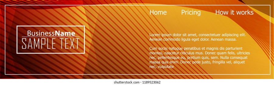 Orange black Modern poster. Orange black background with banner design. Black background trendy illustration. Web design template. Bright orange summer vintage background. Trendy texture summer design