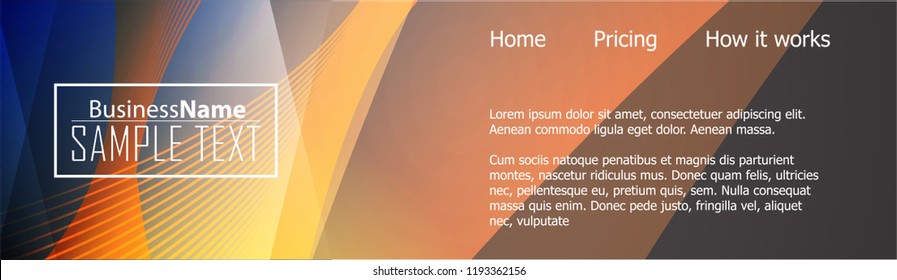 Orange black Modern poster. Orange black background with banner design. Black background trendy illustration. Web design template. Bright orange summer vintage background. Trendy texture summer design
