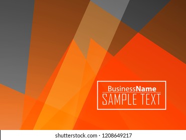 Orange black Modern poster. Orange black background with banner design. Black background trendy illustration. Web design template. Bright orange summer vintage background. Trendy texture summer design