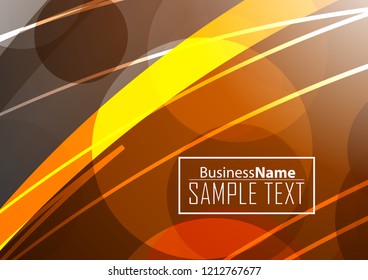 Orange black Modern poster. Orange black background with banner design. Black background trendy illustration. Web design template. Bright orange summer vintage background. Trendy texture summer design