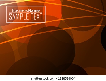 Orange black Modern poster. Orange black background with banner design. Black background trendy illustration. Web design template. Bright orange summer vintage background. Trendy texture summer design