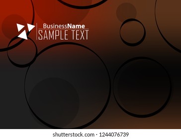 Orange black Modern poster. Orange black background with banner design. Black background trendy illustration. Web design template. Bright orange summer vintage background. Trendy texture summer design