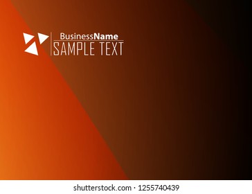 Orange black Modern poster. Orange black background with banner design. Black background trendy illustration. Web design template. Bright orange summer vintage background. Trendy texture summer design