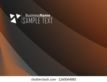 Orange black Modern poster. Orange black background with banner design. Black background trendy illustration. Web design template. Bright orange summer vintage background. Trendy texture summer design