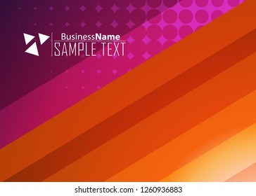Orange black Modern poster. Orange black background with banner design. Black background trendy illustration. Web design template. Bright orange summer vintage background. Trendy texture summer design