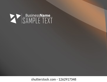 Orange black Modern poster. Orange black background with banner design. Black background trendy illustration. Web design template. Bright orange summer vintage background. Trendy texture summer design