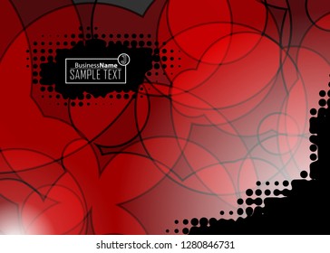 Orange black Modern poster. Orange black background with banner design. Black background trendy illustration. Web design template. Bright orange summer vintage background. Trendy texture summer design