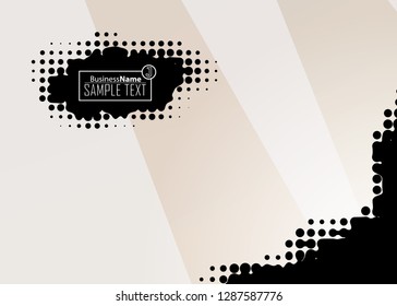 Orange black Modern poster. Orange black background with banner design. Black background trendy illustration. Web design template. Bright orange summer vintage background. Trendy texture summer design