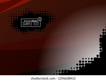 Orange black Modern poster. Orange black background with banner design. Black background trendy illustration. Web design template. Bright orange summer vintage background. Trendy texture summer design