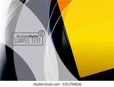 Orange black Modern poster. Orange black background with banner design. Black background trendy illustration. Web design template. Bright orange summer vintage background. Trendy texture summer design