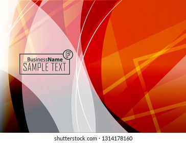 Orange black Modern poster. Orange black background with banner design. Black background trendy illustration. Web design template. Bright orange summer vintage background. Trendy texture summer design