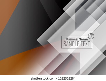 Orange black Modern poster. Orange black background with banner design. Black background trendy illustration. Web design template. Bright orange summer vintage background. Trendy texture summer design