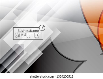Orange black Modern poster. Orange black background with banner design. Black background trendy illustration. Web design template. Bright orange summer vintage background. Trendy texture summer design