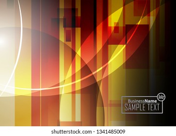 Orange black Modern poster. Orange black background with banner design. Black background trendy illustration. Web design template. Bright orange summer vintage background. Trendy texture summer design