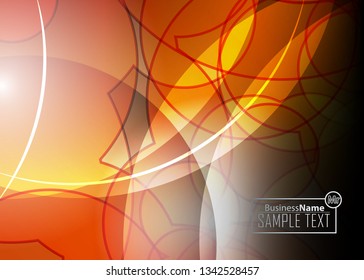 Orange black Modern poster. Orange black background with banner design. Black background trendy illustration. Web design template. Bright orange summer vintage background. Trendy texture summer design