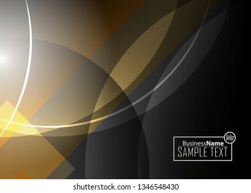 Orange black Modern poster. Orange black background with banner design. Black background trendy illustration. Web design template. Bright orange summer vintage background. Trendy texture summer design