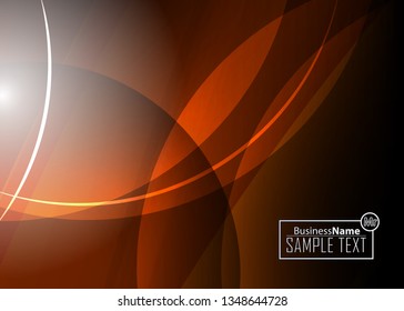 Orange black Modern poster. Orange black background with banner design. Black background trendy illustration. Web design template. Bright orange summer vintage background. Trendy texture summer design