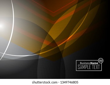 Orange black Modern poster. Orange black background with banner design. Black background trendy illustration. Web design template. Bright orange summer vintage background. Trendy texture summer design