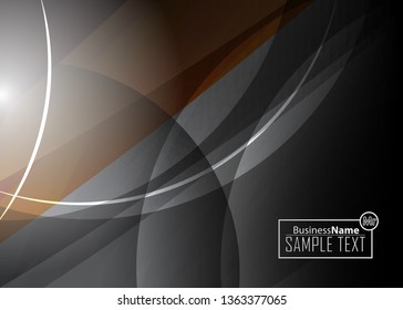 Orange black Modern poster. Orange black background with banner design. Black background trendy illustration. Web design template. Bright orange summer vintage background. Trendy texture summer design