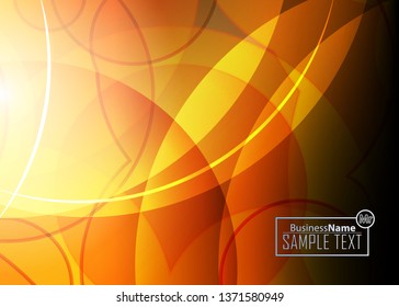 Orange black Modern poster. Orange black background with banner design. Black background trendy illustration. Web design template. Bright orange summer vintage background. Trendy texture summer design