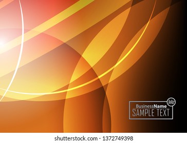 Orange black Modern poster. Orange black background with banner design. Black background trendy illustration. Web design template. Bright orange summer vintage background. Trendy texture summer design