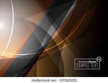 Orange black Modern poster. Orange black background with banner design. Black background trendy illustration. Web design template. Bright orange summer vintage background. Trendy texture summer design