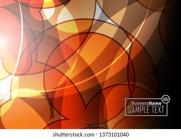 Orange black Modern poster. Orange black background with banner design. Black background trendy illustration. Web design template. Bright orange summer vintage background. Trendy texture summer design