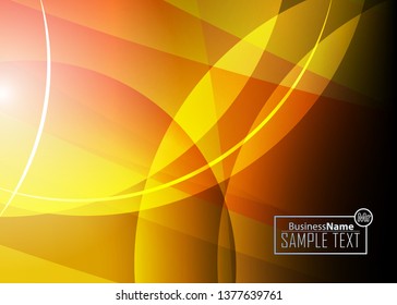 Orange black Modern poster. Orange black background with banner design. Black background trendy illustration. Web design template. Bright orange summer vintage background. Trendy texture summer design