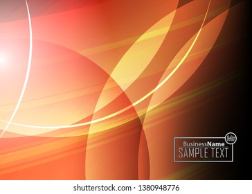 Orange black Modern poster. Orange black background with banner design. Black background trendy illustration. Web design template. Bright orange summer vintage background. Trendy texture summer design