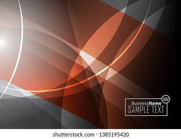 Orange black Modern poster. Orange black background with banner design. Black background trendy illustration. Web design template. Bright orange summer vintage background. Trendy texture summer design