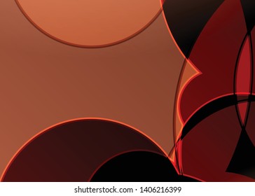 Orange black Modern poster. Orange black background with banner design. Black background trendy illustration. Web design template. Bright orange summer vintage background. Trendy texture summer design