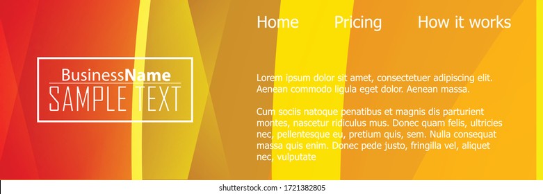 Orange black Modern poster. Orange black background with banner design. Black background trendy illustration. Web design template. Bright orange summer vintage background. Trendy texture summer design