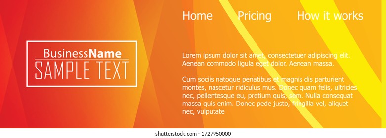 Afiche negro naranja moderno. Fondo negro naranja con diseño de pancartas. Ilustración de moda de fondo negro. Plantilla de diseño web. Fondo de época naranja brillante del verano. Diseño de verano de textura moderna