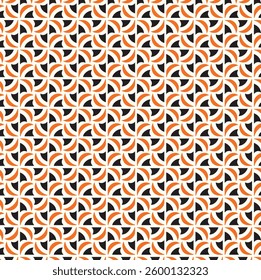 orange black Seamless graphic pattern background