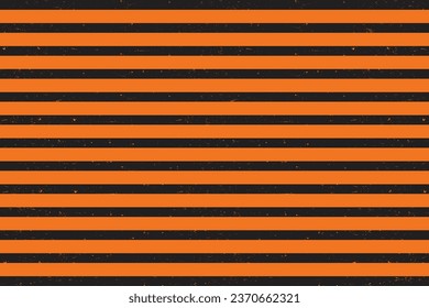 Orangefarbene und schwarze Streifen nahtloses Muster für Halloween. Vektorgrafik. Halloween-Hintergrund