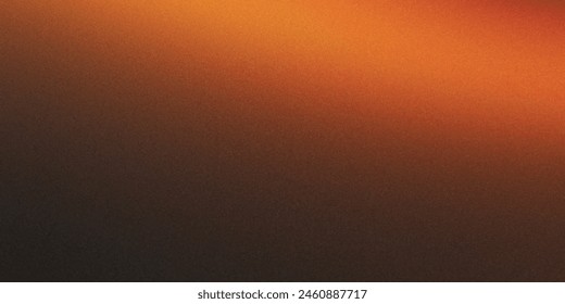 Orange and black sunset wave effect , Noise intensive Holographic blend blurred smooth transitions tone empty presentation design , futuristic minimal modern luxury premium unique motion elegant page