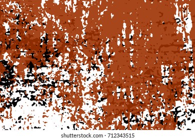 Orange black texture. Dark dirty dust. Scratched, blots, vintage effect with noise and grain. EPS10 vector.