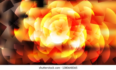 Orange Black and White Abstract Background Design