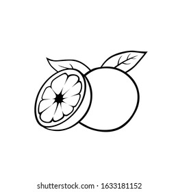 Orange black and white vector for all purpose