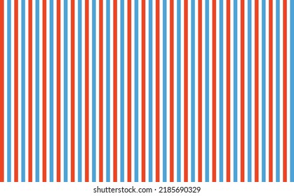 Orange and blue colored vertical stripes vector pattern. Suitable for fabric, fill background, editable template, cover, card, and banner.