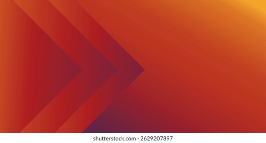 As setas de canto laranja e azul se sobrepõem ao plano de fundo vetorial no espaço para o design de texto e mensagem, para o design de plano de fundo
