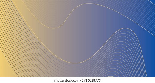 Fondo de degradado naranja y azul, Abstractas brillante con textura sutil. Necesita una estética fluida y calmante. Líneas onduladas. Vector eps.