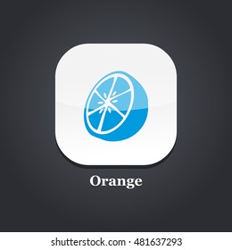 orange blue icon