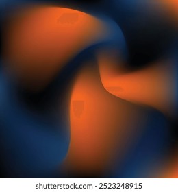 orange blue navy black color gradiant illustration. orange blue navy black color gradiant background. not focused image of bright orange blue navy black color gradation.