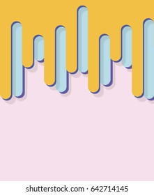Orange and blue plastic comb on a light background.