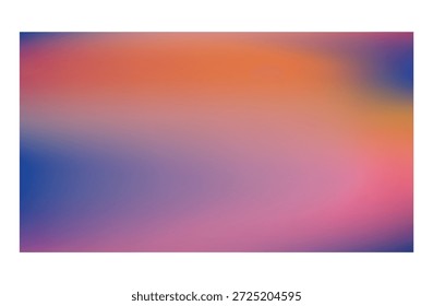 Orange Blue Purple Gradient Background Blur Abstract Sunset Sky Defocused Vibrant Texture